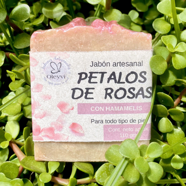 JABON DE PETALOS DE ROSAS